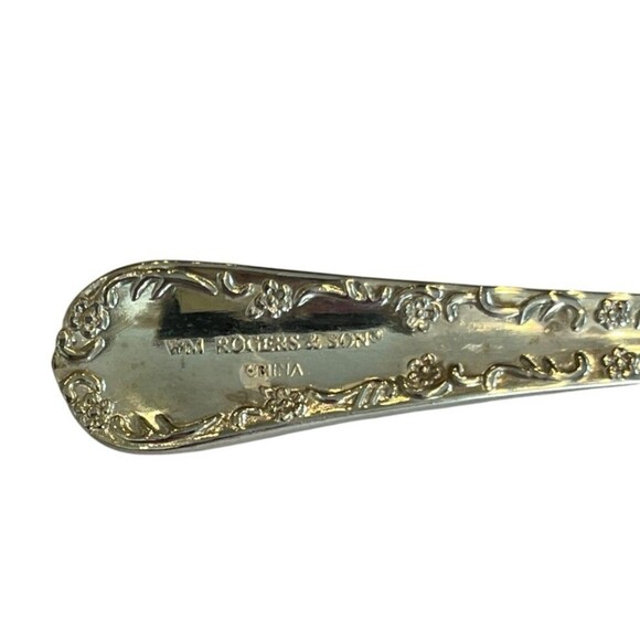 WM Roger Enchanted Rose Vintage Silverplate by Intl Silver 1 place setting 5 pcs - Picture 5 of 6